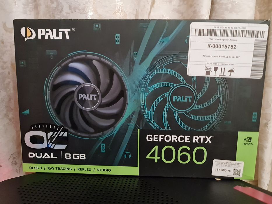 Продам RTX 4060 8GB Асус и Палит