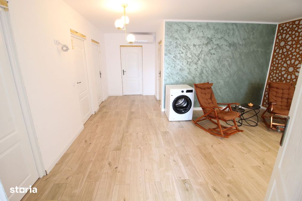Casa noua 4 camere Tulucesti, panouri fotovoltaice, mobilata+utilata
