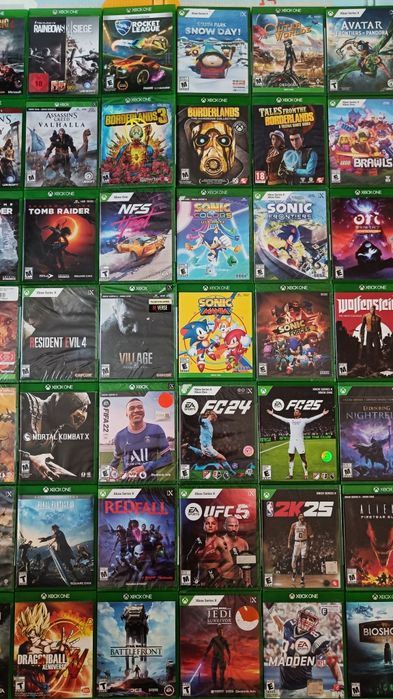 Xbox one и series x игры на дисках
