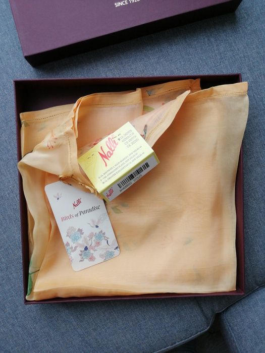 Шал копринен индийски