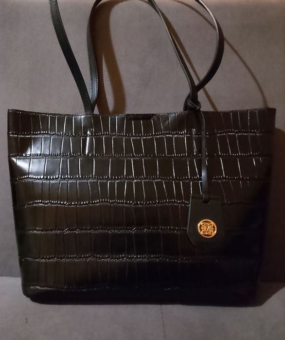 Нова дамска чанта от естествена кожа