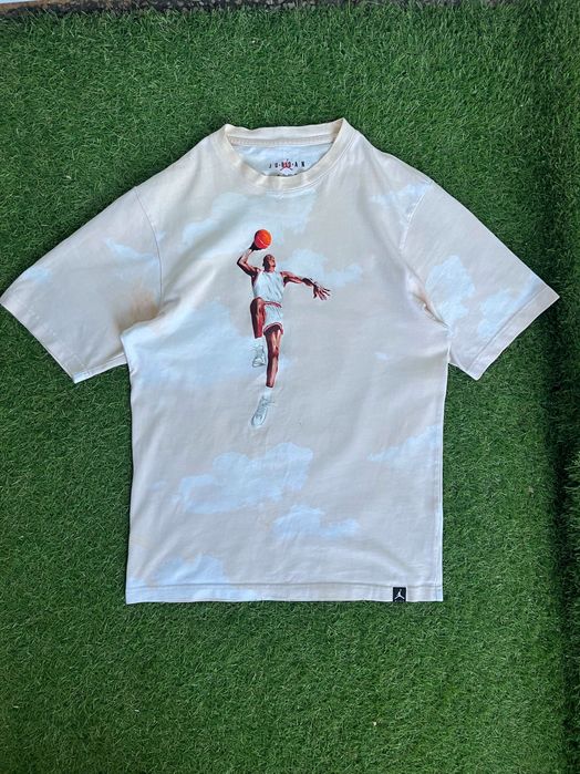 Мъжка овърсаиз блузка : Jordan Statement 85 Printed Crew Tee XS