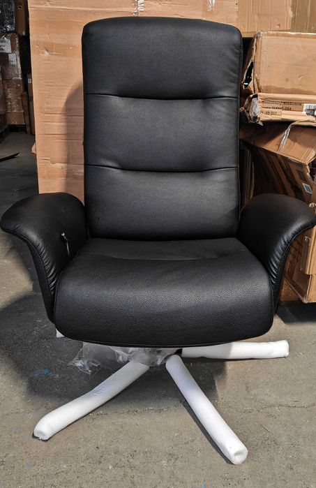 Scaun birou modern negru/maro