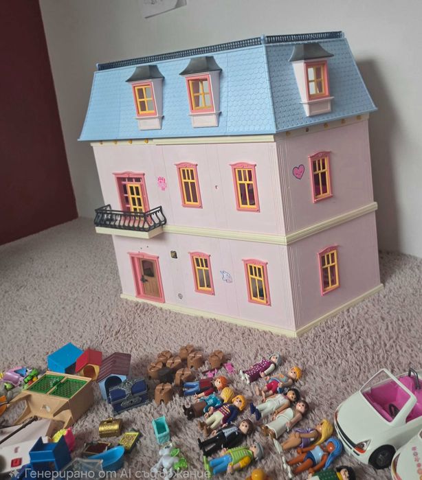 Къща Playmobil 5303 + много допълнителни артикула