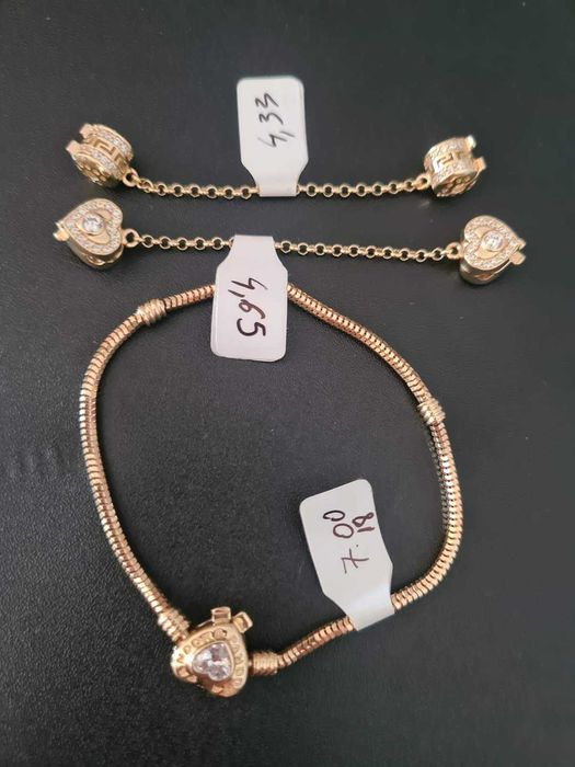 Brățară *PANDORA* Aur Nou 14k /Orice model la comnada