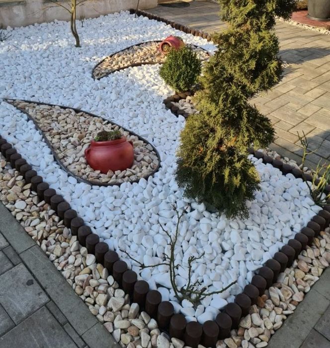 Piatră decorativa  albă, Piatră naturală, Piatră Tulcea, Piatră peisag