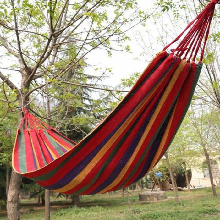 Голям цветен хамак с красиви и цветни шарки/ Размер: 190 х 80 см;