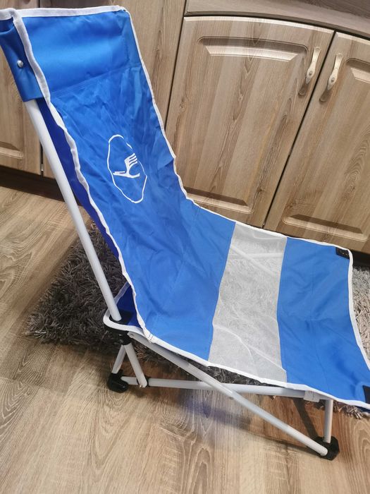 Плажен стол 2броя - сгъваеми с калъф за носене. Цената е за1бр