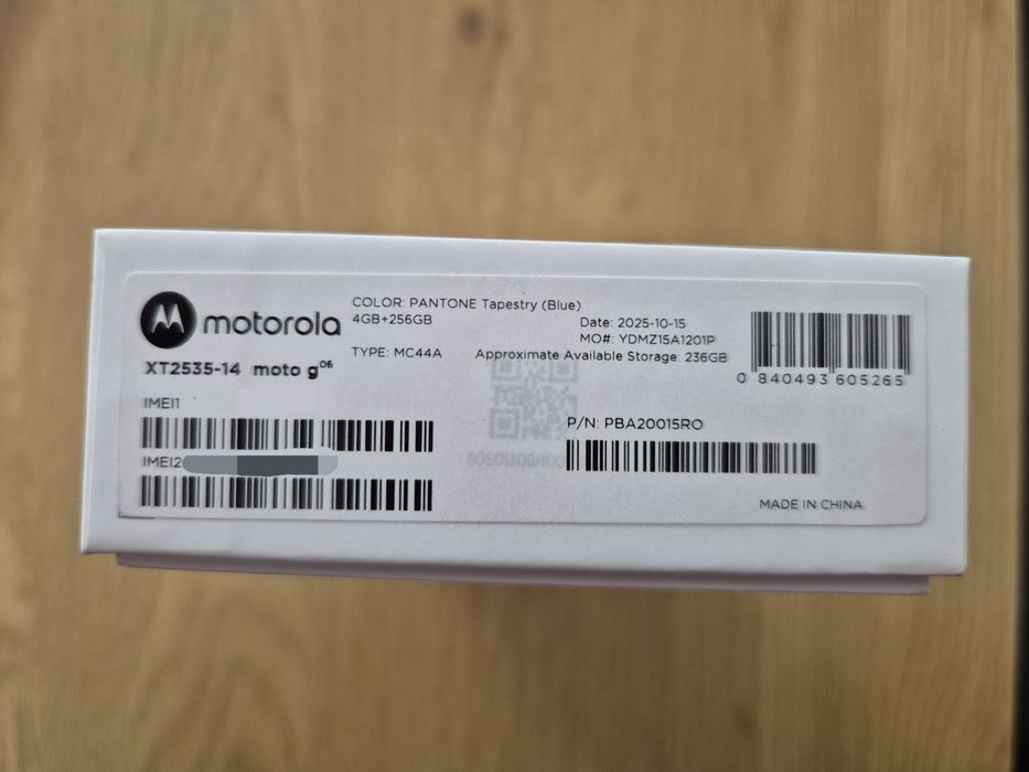 Motorola G06 256GB + 4GB