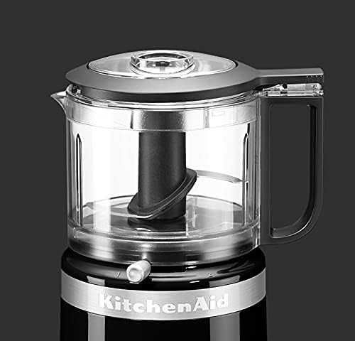 ПРОМО Нов 2г Гаранция Мощен Мини Кухненски Робот Блендер Чопър KitchenAid, 5KFC3516, Черен или Червен