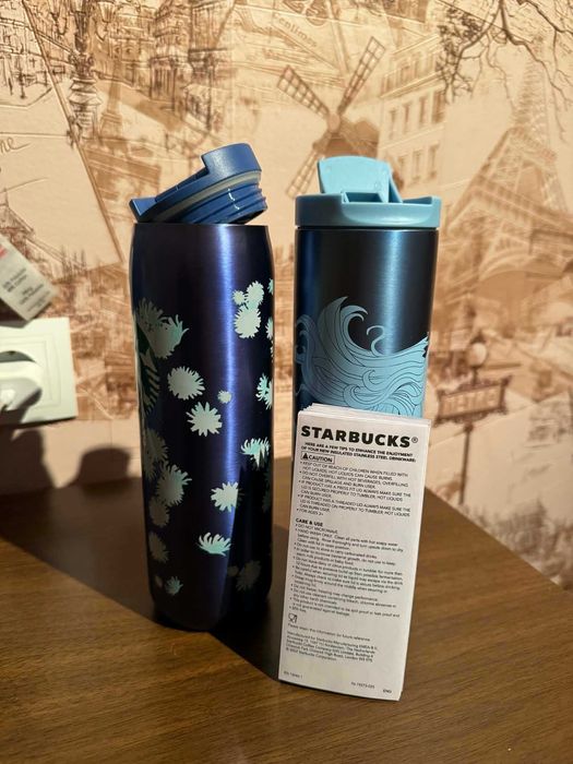 Две нови термо чаши/термос Starbucks от неръждаема стомана