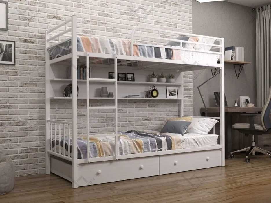 Металлическая Двухъярусная Кровать