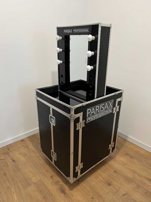 Statie profesionala PARISAX make-up & hair cu 2 posturi de lucru.