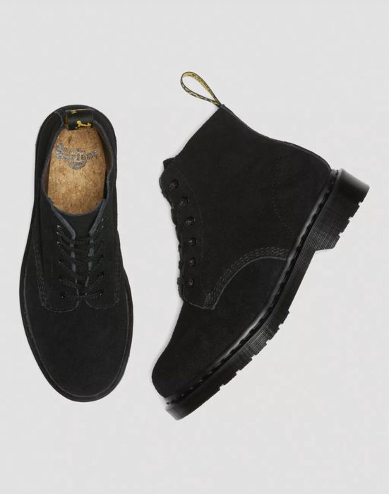 Dr. Martens 101 Mono Suede Boots ОРИГИНАЛ дамски боти/кубинки 37/23,5