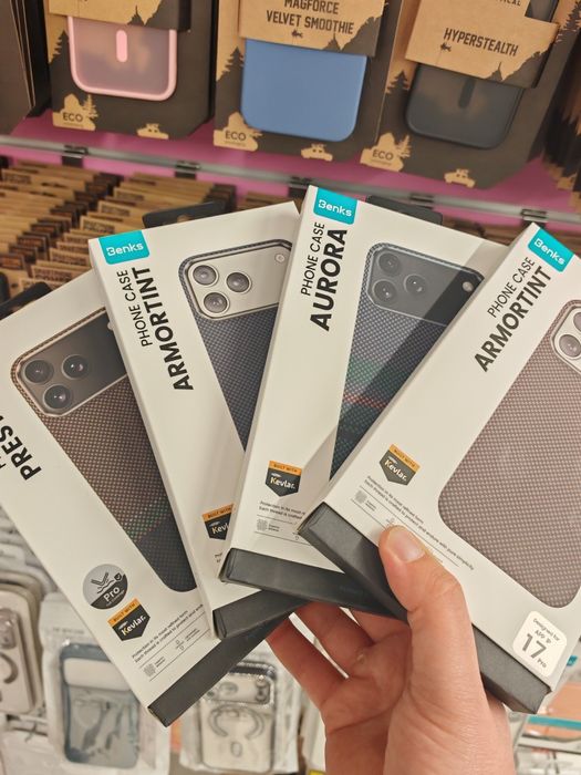 BENKS Aramid Carbon Fiber case iPhone 17 Pro / iPhone 17 Pro Max