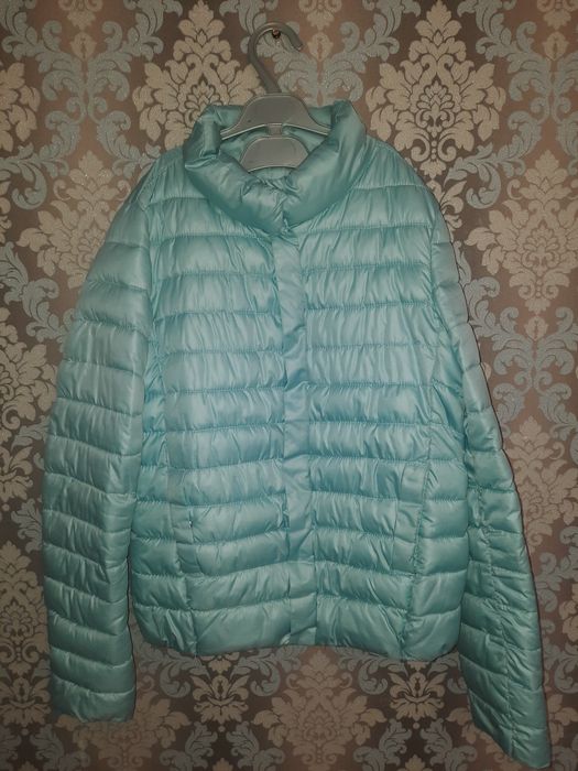 Голубая куртка демисезон