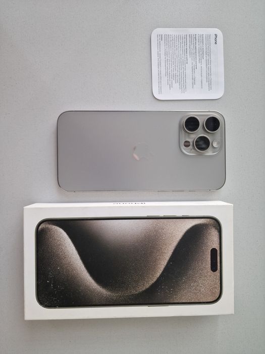Iphone 15 Pro Mac Natural Titanium 256GB Sim kartalik. Xolati zo'r.