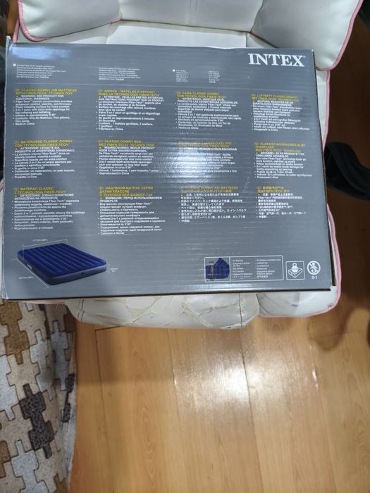 Большой надувной матрас intex