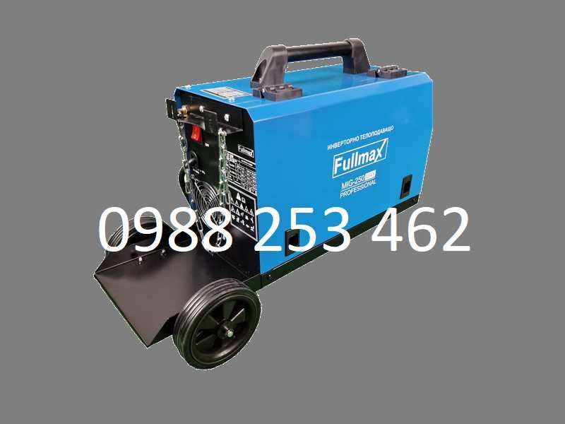 250А Professional Телоподаващо с евробукса 4м с колелца - Турбо МАХ