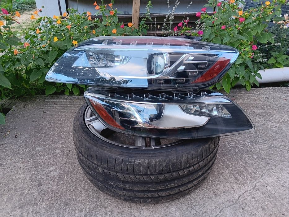 Фарове Ауди Кю-7,фейслифт,Лед би-ксенон,farove Q7,q7,Led,ksenon Audi