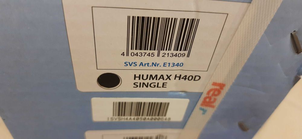 Нова HUMAX H40D Сателитна антена с плосък огледален панел с 1 LNB