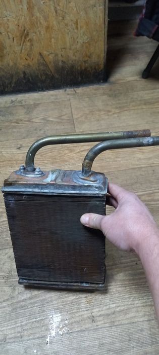 Радиатор печки медный