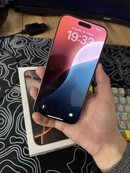 Айфон 16 про макс акб 97 память 256