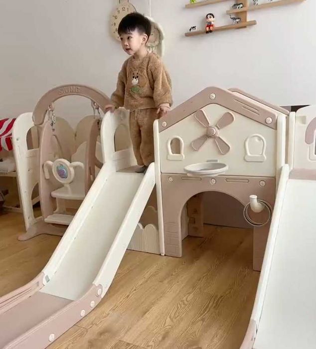 Детская качеля и горка, Gorka kachelya manej