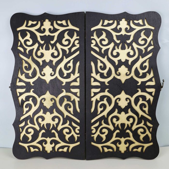 Нарды деревянные, нарды резные черные