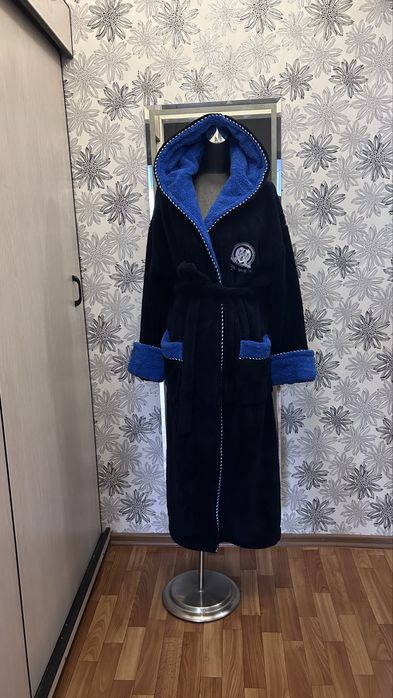 Халат мужской с капюшоном