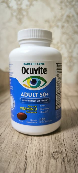 Ocuvite Adult 50+ — Ko'zlaringiz nurini asrang!