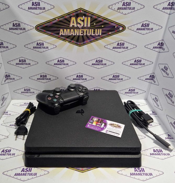 Asii Amanetului - Consola Sony PlayStation PS4 Slim, Model CUH-2216A