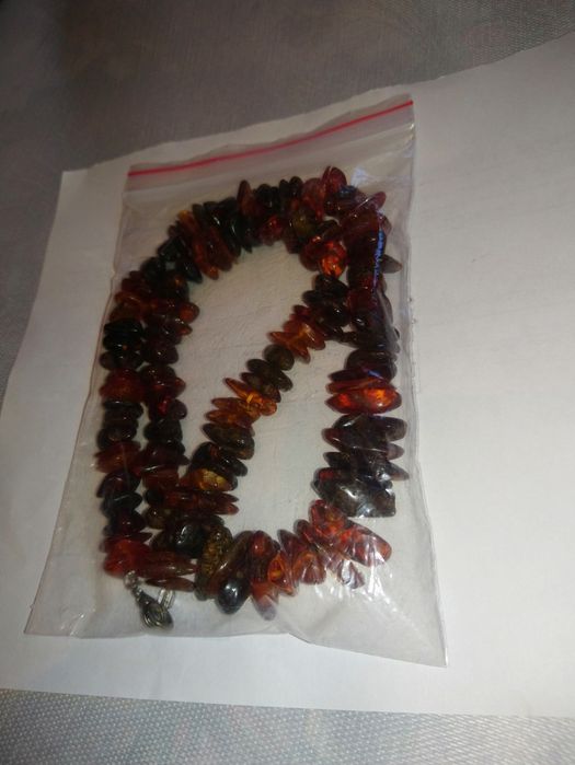 натуральные Янтарные бусы