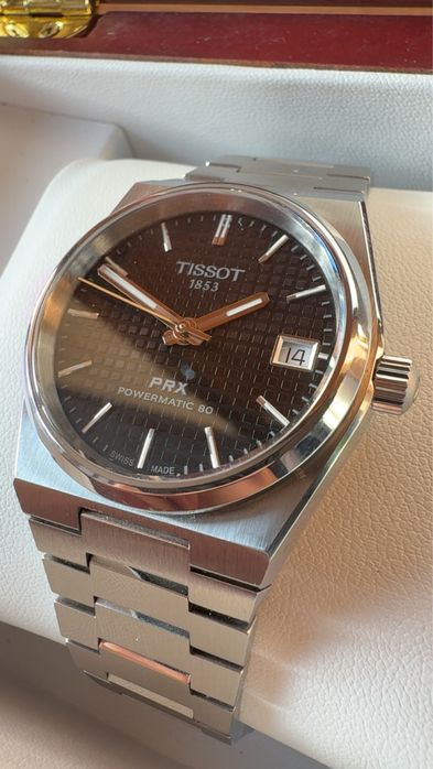 Tissot PRX Powermatic 80 (Black waffle)