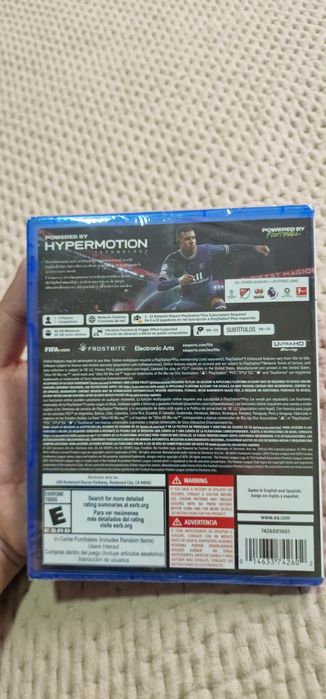 Продам НОВЫЙ диск с игрой Fifa 22 на ps5