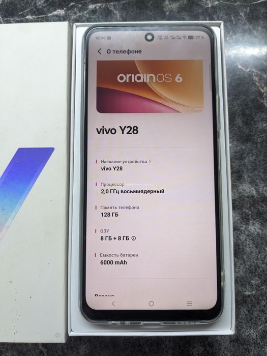 Vivo y28 смартфон 128гб андроид 16