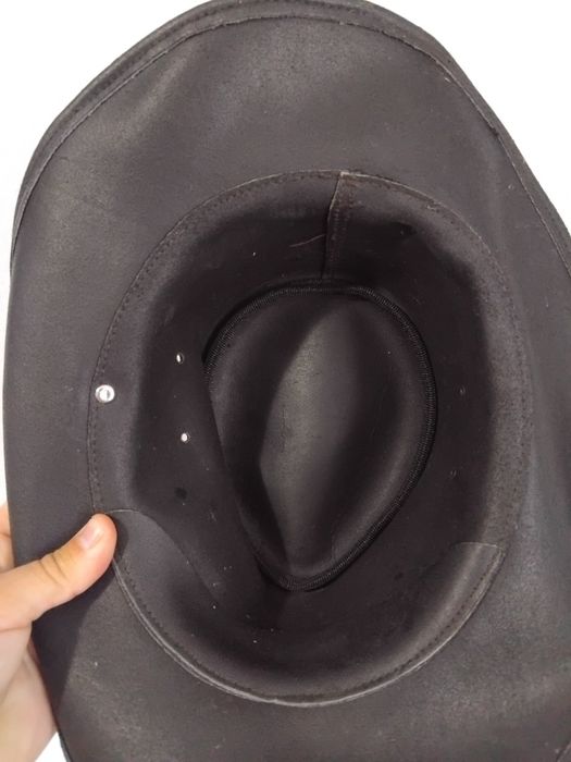 Palarie COWBOY din piele cerata