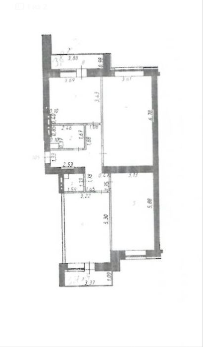 Продается 3-комнатная квартира