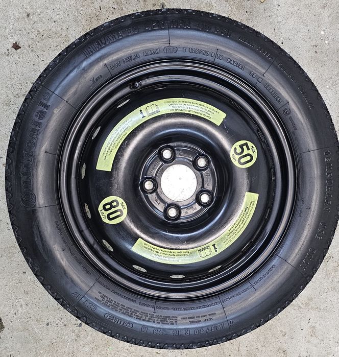 RoataRoata Rezerva Slim  R16 =VW Audi Skoda Seat=