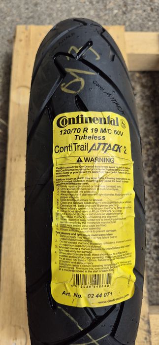 O anvelopa moto noua Continental 120/70 R19M/C.