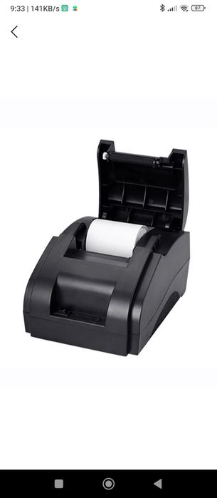 Shtrix kod va chek chiqaruvchi mini printer, termoprinter