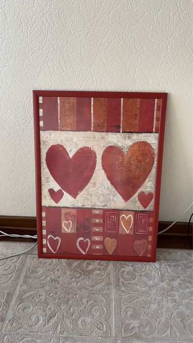 Картина 2 сердца