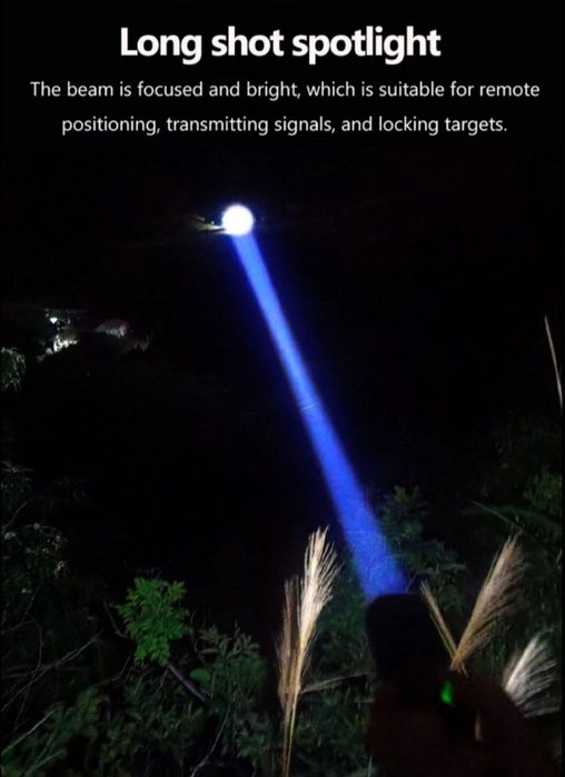 Мощный фонарик с индикатором