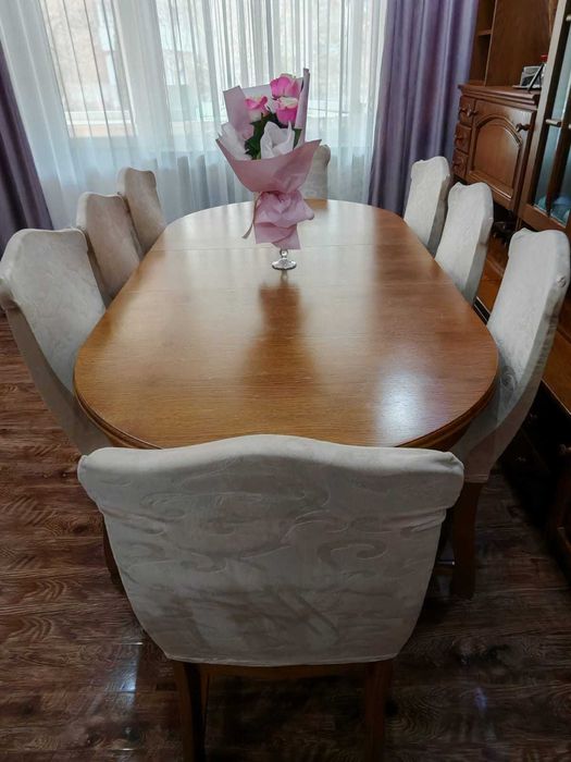 Mobilă din lemn masiv pentru salon – set complet