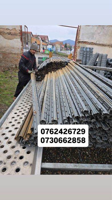 Spaleri metalici pentru gard si vie stalpi zincati