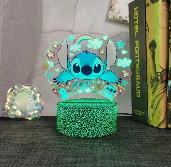 Лампи и 3Д лампи на Стич/Stich и 3Д на Хари Потър