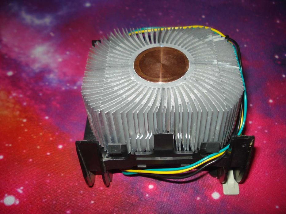 cooler procesor retro vintage intel original socket 478 miez cupru