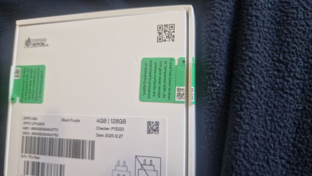 Смартфон GSM OPPO A6x 4G, 4GB, 128GB, Black Purple