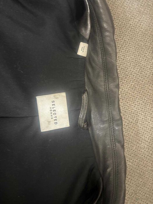 Geaca piele barbati Jack&Jones si Selected