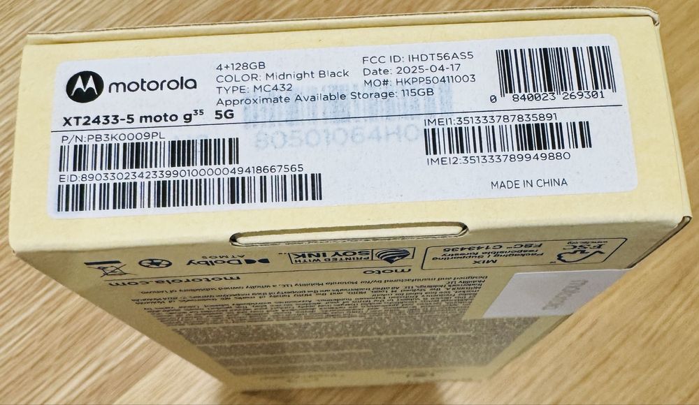 Motorola Moto G35 5g 4+128GB